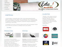 Tablet Screenshot of edubordados.com.br